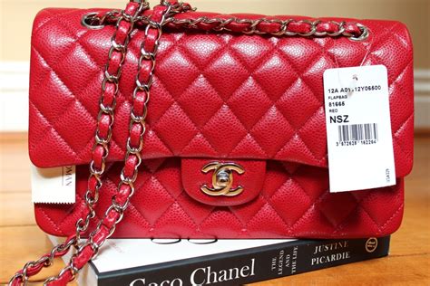 red chanel classic flap medium|chanel medium flap price.